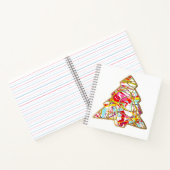 Carnet Carré d'arbre de Noël (Intérieur)