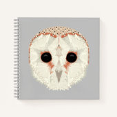 Carnet Carré de Barn Owl (Devant)