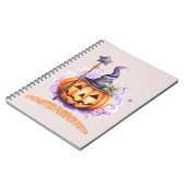 Carnet Carré de citrouilles enchantées – Joli citrouille  (Côté gauche)