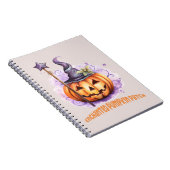 Carnet Carré de citrouilles enchantées – Joli Jack-o’-Lan (Côté Droit)