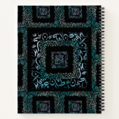 Carnet Carré de lettres arabes (Dos)