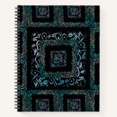 Carnet Carré de lettres arabes (Devant)