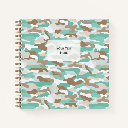 Carnet Carré du Camouflage côtier (Devant)