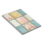 Carnet Carré floral de carrés d'édredon (Côté Droit)