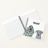 Carnet Carré Hound Dog & Labrador (Intérieur)