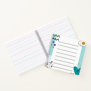 Carnet Carré mignon Doodon Cartoon Notes