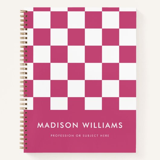 Carnet Carré moderne minimaliste (Devant)