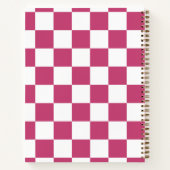 Carnet Carré moderne minimaliste (Dos)