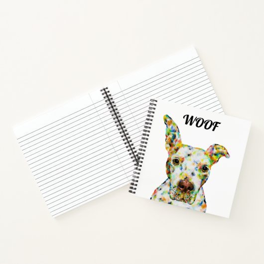 Carnet Carré Pitbull (Intérieur)