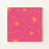 Carnet Carré rose / Journal (Dos)