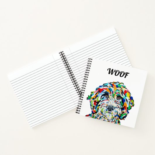 Carnet Carré Sheepadoodle (Intérieur)