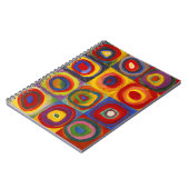 Carnet Carré w Cercles concentrés 2 | Kandinsky | (Côté gauche)