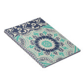 Carnet Carreau bleu Batik III (Côté Droit)