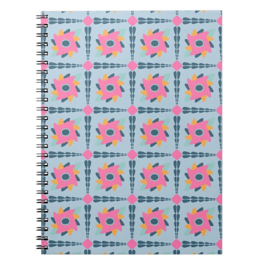 Carnet Carreau coloré décoratif (Devant)