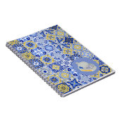 Carnet Carreaux bleus et araignées (Côté Droit)