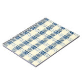 Carnet Carreaux bleus et citrons (Côté gauche)