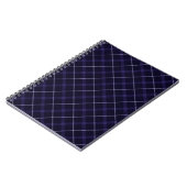Carnet Carreaux Bleus / Tartan (Côté gauche)