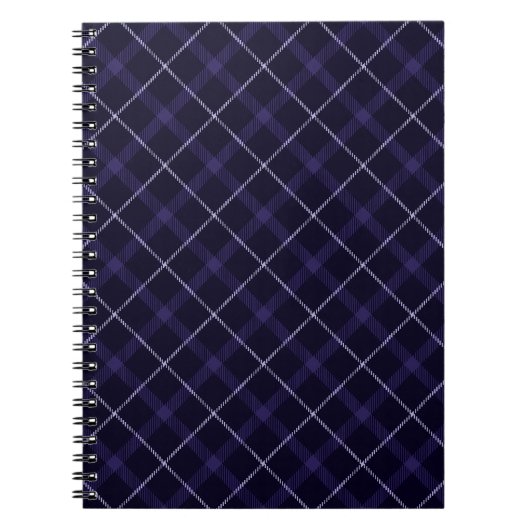 Carnet Carreaux Bleus / Tartan (Devant)