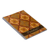 Carnet Carreaux de céramique floraux géométriques sales (Côté Droit)