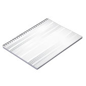 Carnet Carreaux de mosaïque blanche (Côté gauche)