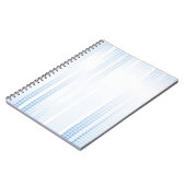 Carnet Carreaux de mosaïque bleue (Côté gauche)