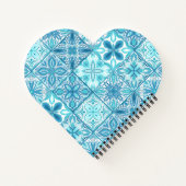 Carnet Carreaux décorés en bleu et blanc (Dos)