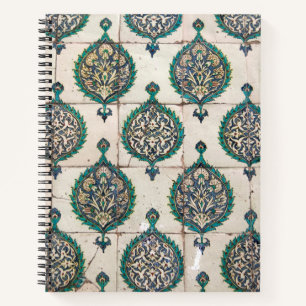 Carnet Carreaux d'Iznik verts