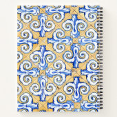 Carnet Carreaux espagnols - Azulejo Blue, Recettes blanch (Dos)