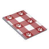 Carnet Carreaux et pattes (Côté Droit)