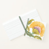 Carnet Carreaux floraux de l'abbaye - Jaune (Intérieur)