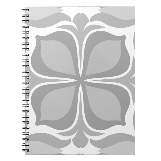 Carnet Carreaux géométriques neutres (Devant)