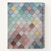 Carnet Carreaux multicolores (Dos)