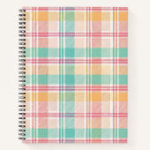 Carnet Carreaux Vichy Multicolores (Devant)