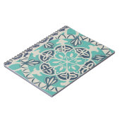 Carnet Carrelage Batik Bleu I (Côté gauche)