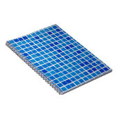 Carnet Carrelage bleu mosaïque (Côté Droit)