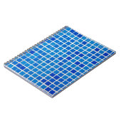 Carnet Carrelage bleu mosaïque (Côté gauche)