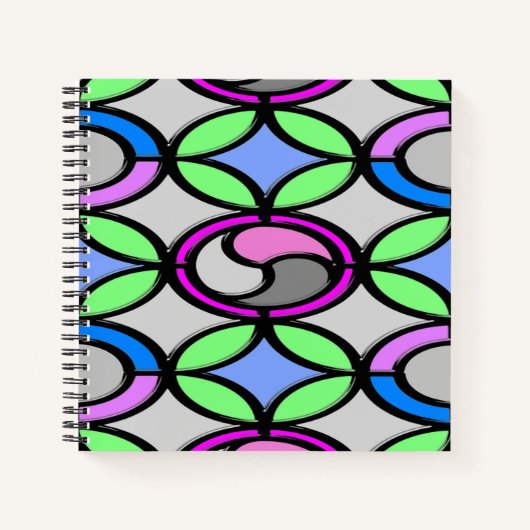 Carnet Carrelage couleur verre (Devant)
