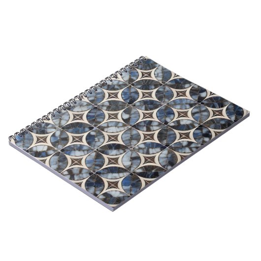 Carnet Carrelage Indigo (Côté gauche)