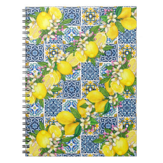 Carnet Carrelage méditerranéen clair Sicilien Citrus Lemo
