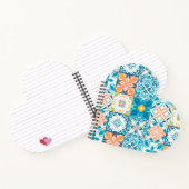 Carnet Carrelage orange et bleu (Intérieur)