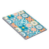 Carnet Carrelage orange et bleu (Côté Droit)