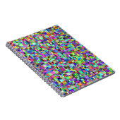 Carnet Carrés Abstraits Formes Motif multicolore (Côté Droit)