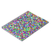 Carnet Carrés Abstraits Formes Motif multicolore (Côté gauche)