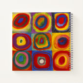 Carnet Carrés avec cercles concentrés | Kandinsky | (Dos)