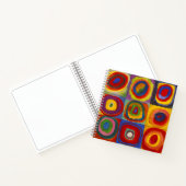 Carnet Carrés avec cercles concentriques | Kandinsky | (Intérieur)