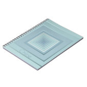 Carnet Carrés géométriques chics (Côté gauche)