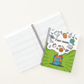 Carnet Cartable | Fournitures de classe | Nom personnalis (Intérieur)