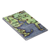 CARNET CARTE 1677 DE LA NOUVELLE ANGLETERRE (Côté Droit)