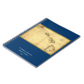 Carnet Carte 1837 - îles d'Hawaï de cru hawaïennes (Côté gauche)