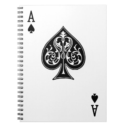 Carnet Carte Ace Poker (Devant)